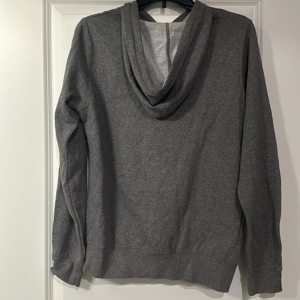Zumiez Galaxy Cat Hoodie — Gray Space Cat Cozy Fleece Sweatshirt (Medium) - Picture 8 of 8